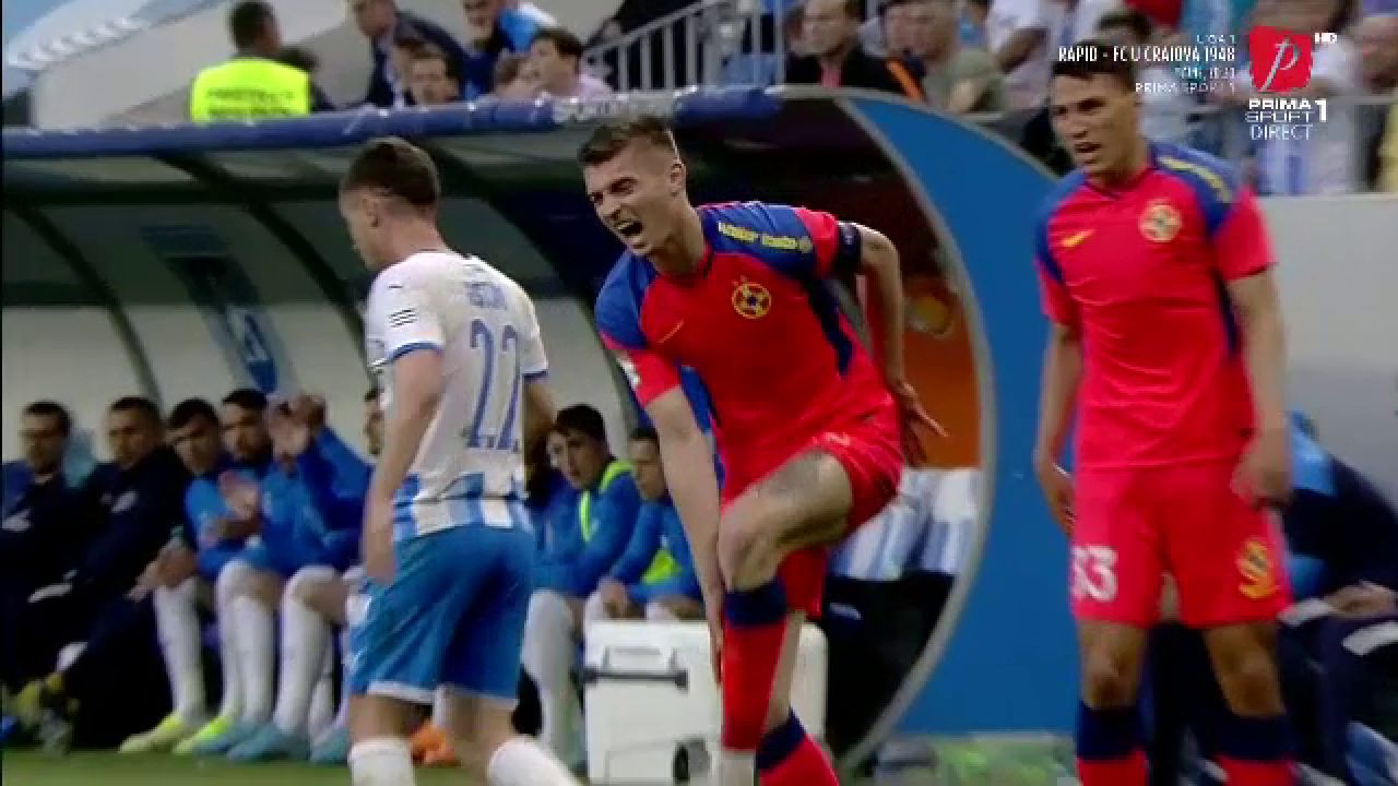 Florin Tănase, faultat de propriul coleg! Radunovic a încercat să-l deposedeze pe Gustavo, dar a ”nimerit” piciorul căpitanului de la FCSB_9