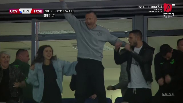 Mihai Stoica nu s-a putut abține! Ce a făcut oficialul FCSB imediat după victoria cu Universitatea Craiova