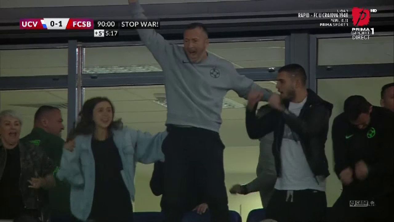 Mihai Stoica nu s-a putut abține! Ce a făcut oficialul FCSB imediat după victoria cu Universitatea Craiova_1