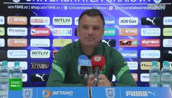 Petrea a explicat momentul amuzant cu Laurențiu Reghecampf de la începutul meciului: „I-am zis: 'Ai venit repede!'”