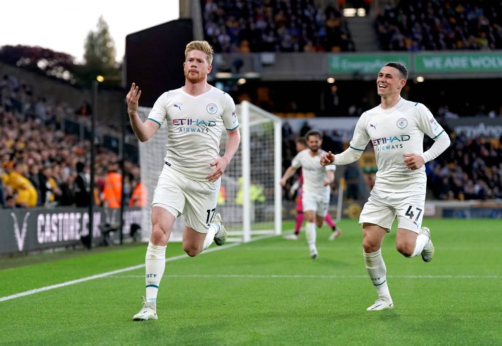 Manchester City a ”spulberat-o” pe Wolves! Kevin De Bruyne a dat patru goluri_5