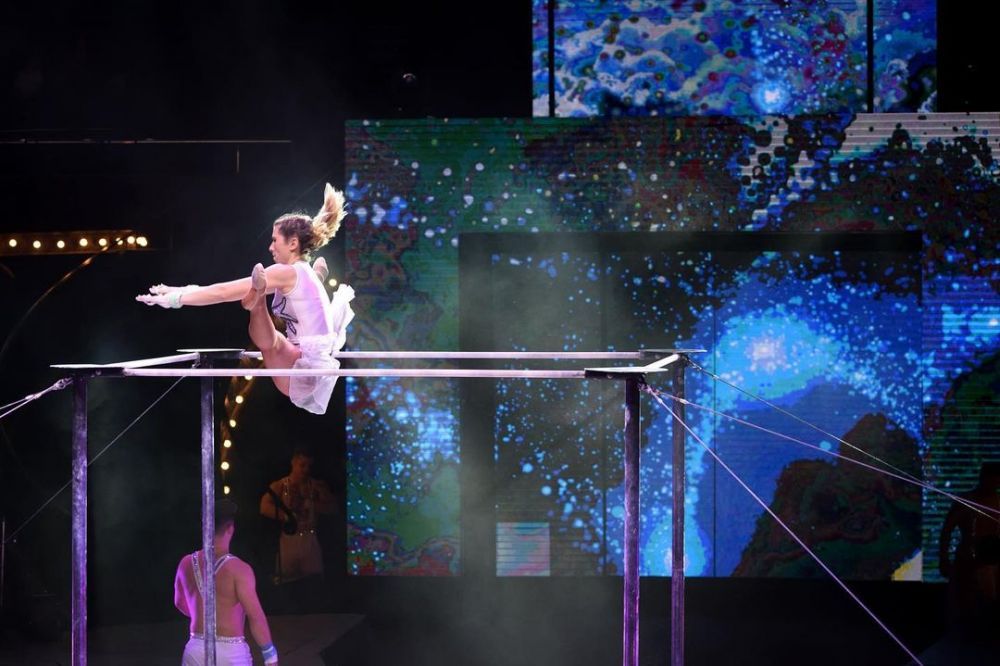 Fosta campioană europeană la gimnastică lucrează acum la circ: