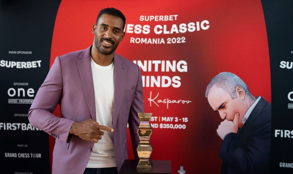 O victorie și patru remize în runda a opta a primei etape a Grand Chess Tour 2022. Una dintre remize a fost a lui Bogdan Deac în fața francezului Lagrave_3