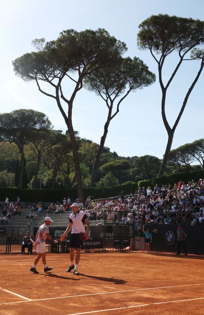 Minunea a ținut mai mult de 3 zile! :) „David și Goliat”, Schwartzman și Isner s-au calificat în finala turneului de dublu, la Roma_3