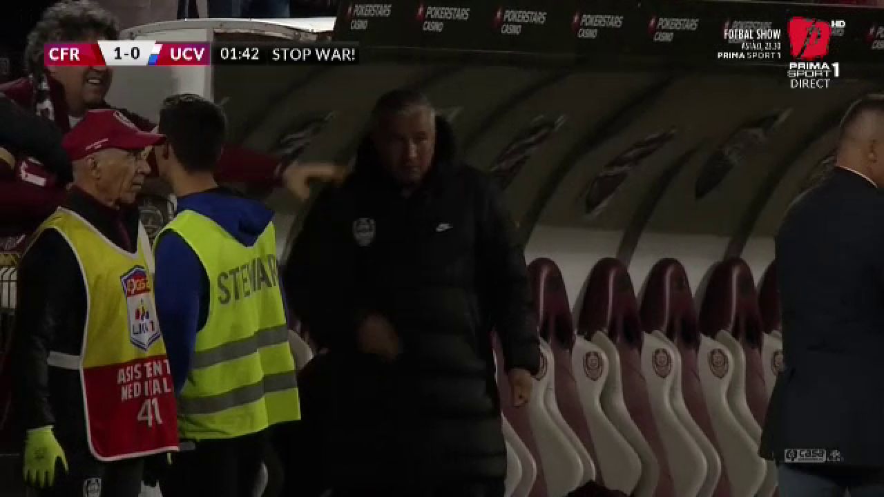CFR Cluj, gol din ofsaid contra Craiovei! Ce arată reluările + reacția lui Dan Petrescu_3