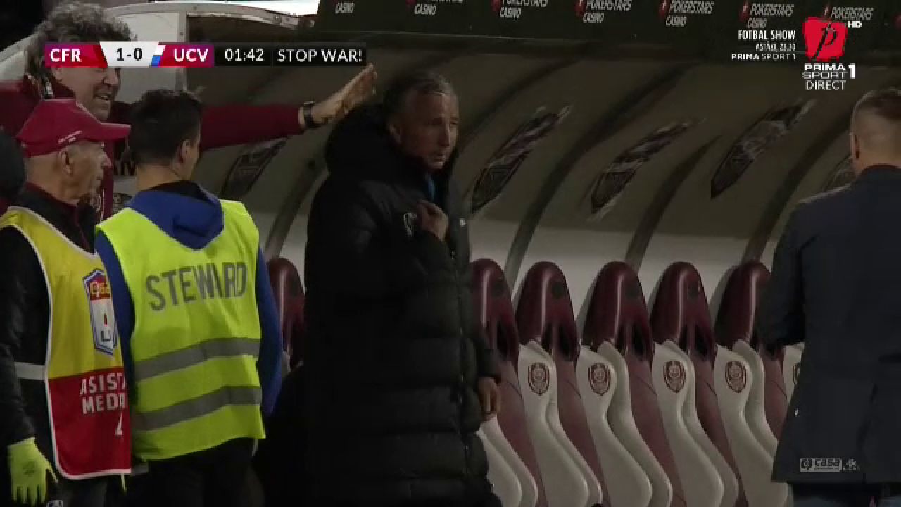 CFR Cluj, gol din ofsaid contra Craiovei! Ce arată reluările + reacția lui Dan Petrescu_4
