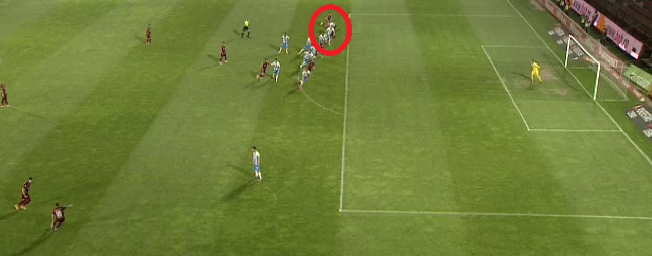 CFR Cluj, gol din ofsaid contra Craiovei! Ce arată reluările + reacția lui Dan Petrescu_15