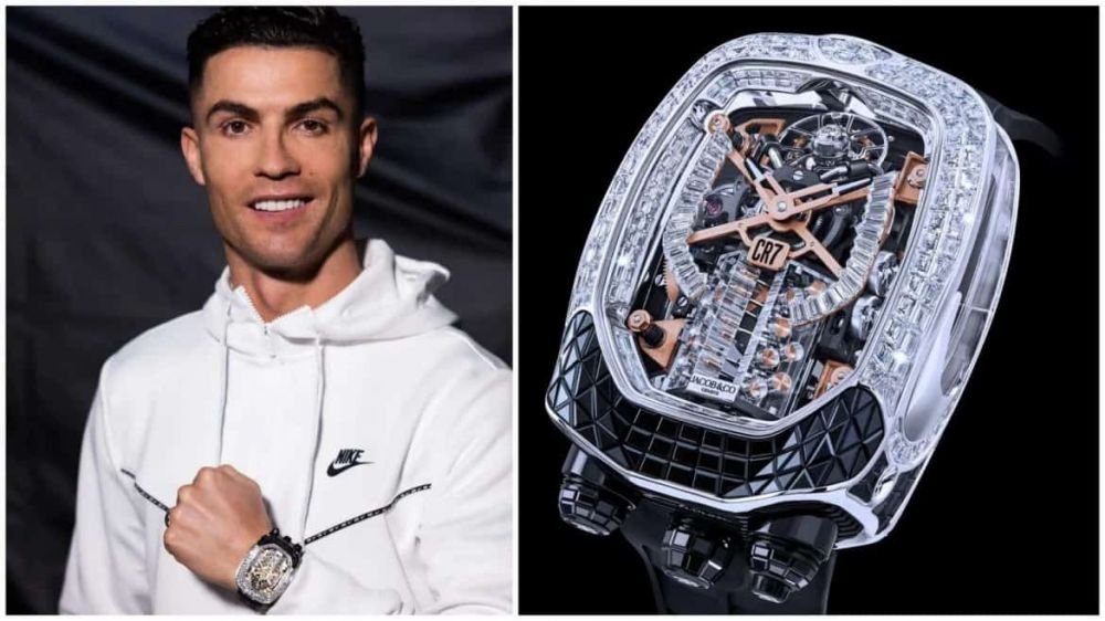Ronaldo a plătit un milion de euro pe un ceas inspirat de una dintre mașinile sale. Imagini spectaculoase cu bijuteria de lux