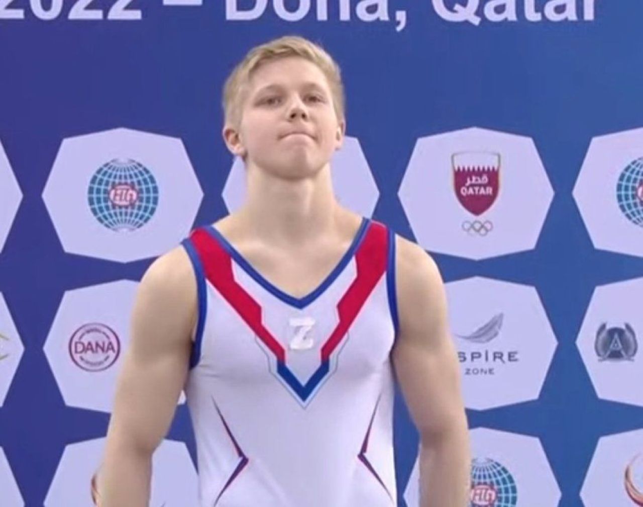 Pedeapsa primită de gimnastul rus care a apărut cu simboul Z pe podium, subiect de controverse. Ce s-a întâmplat cu sportivul_4