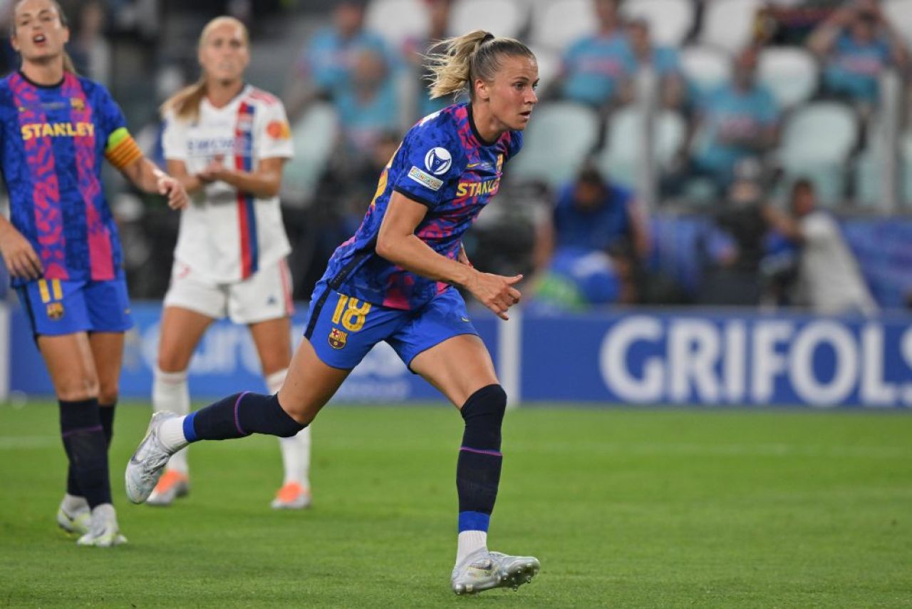 Lyon a trezit-o pe Barcelona din 'visul european'! Victorie clară în finala UEFA Women's Champions League! Franțuzoaicele câștigă pentru a opta oară trofeul _19