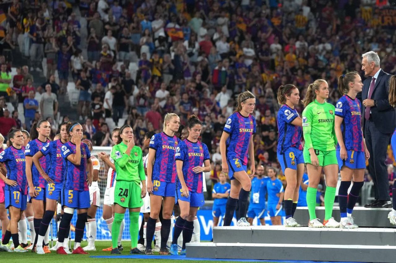 Lyon a trezit-o pe Barcelona din 'visul european'! Victorie clară în finala UEFA Women's Champions League! Franțuzoaicele câștigă pentru a opta oară trofeul _20