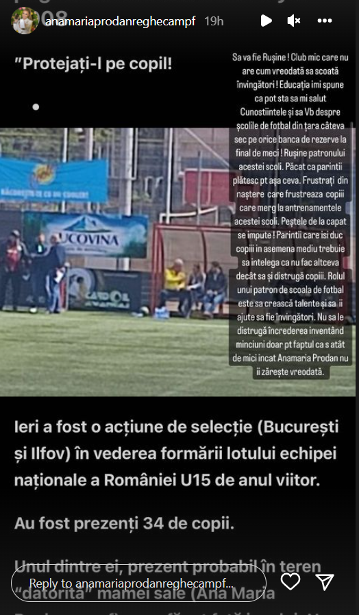 Anamaria Prodan iese la atac, după ce a fost criticată că a influențat selecția națională de juniori: „Frustrați din naștere care frustrează copiii!” _27