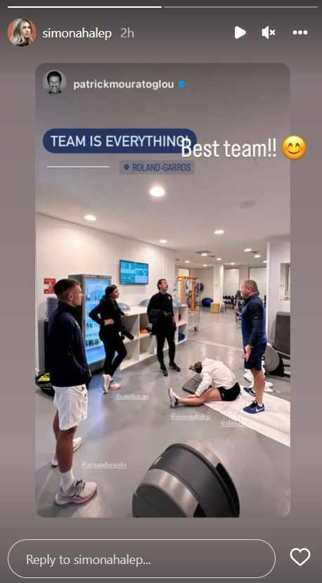 „Echipa e totul!” Care a fost atmosfera în staff-ul Simonei Halep, după succesul chinuit din primul tur la Paris_21