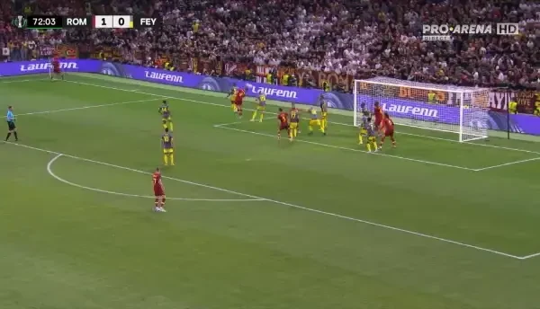 Roma - Feyenoord. Minutul 72, ocazie Roma