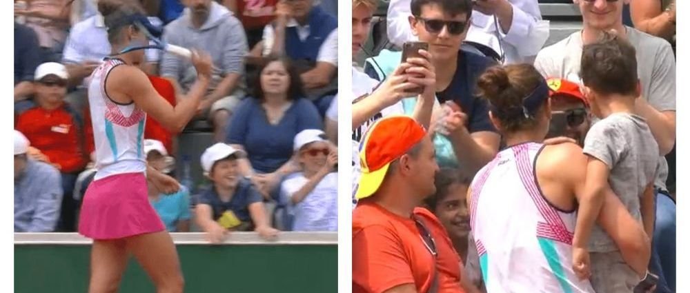 Irina Begu a făcut victime la Roland Garros! A lovit cu racheta un copil, după o ieșire nervoasă: adversara a cerut să fie descalificată