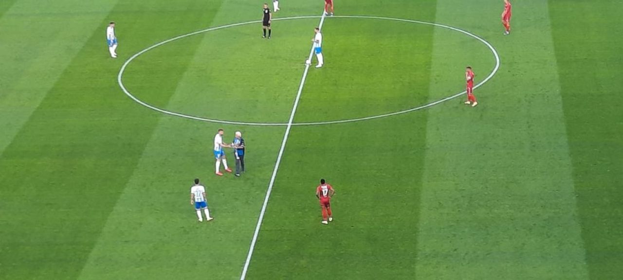 Alexandru Boc a dat lovitura de start a meciului de pe