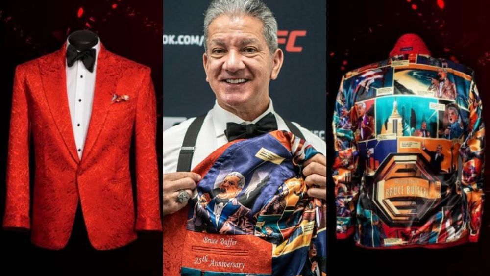 Cât costă ținutele de prezentare ale prezentatorului UFC, Bruce Buffer_1