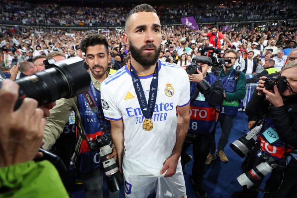 ”Îmi doream să-și îndeplinească visul”. Cu medalia de câștigător al UCL la gât, Benzema a vorbit despre Mbappe_5