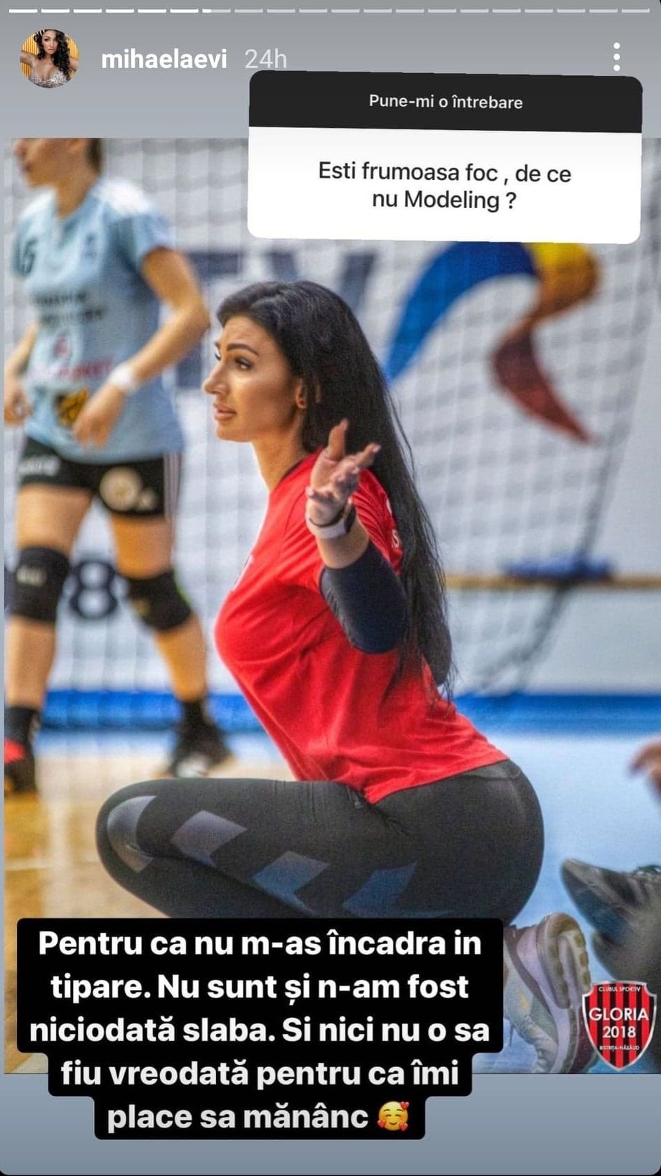 Antrenoarea de handbal de la CS Gloria Bistrița fură toate privirile! Fanii o îndeamnă să se apuce de modeling _53