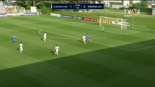 Slovacia U21 - România U21 4-3. L-au ”mitraliat” pe Bratu! ”Tricolorii” mici au pierdut, după ce au condus cu 1-3_5