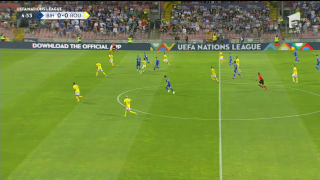 Ne&icirc;nțelegere &icirc;ntre Chiricheș și Niță, &icirc;n debutul partidei Bosnia - Rom&acirc;nia! Cum puteau &icirc;ncasa &rdquo;tricolorii&rdquo; un gol