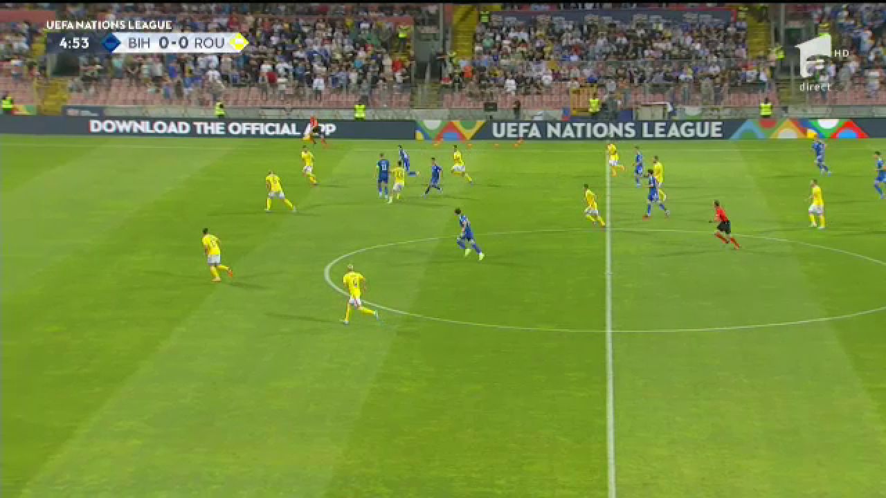 Neînțelegere între Chiricheș și Niță, în debutul partidei Bosnia - România! Cum puteau încasa ”tricolorii” un gol_1