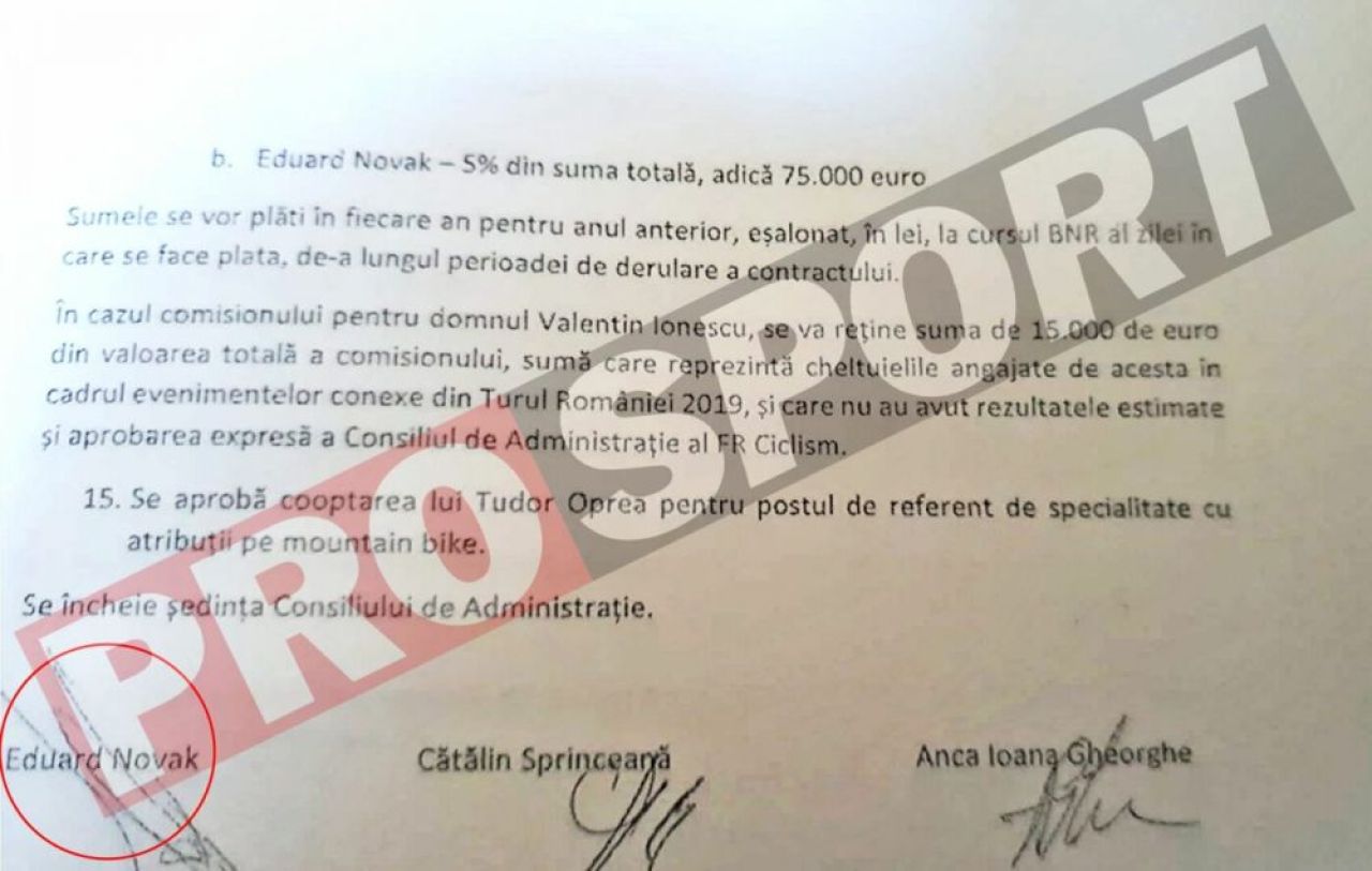 Ministrul Eduard Novak s-a premiat singur cu 75.000 de euro! Actele care atestă acest lucru _16