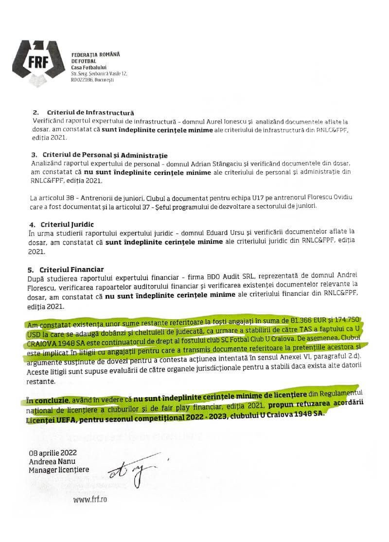 Mihai Rotaru reacționează după ce FRF a numit echipa lui Mititelu continuatoarea Universității Craiova: „O mare păcăleală!”_2