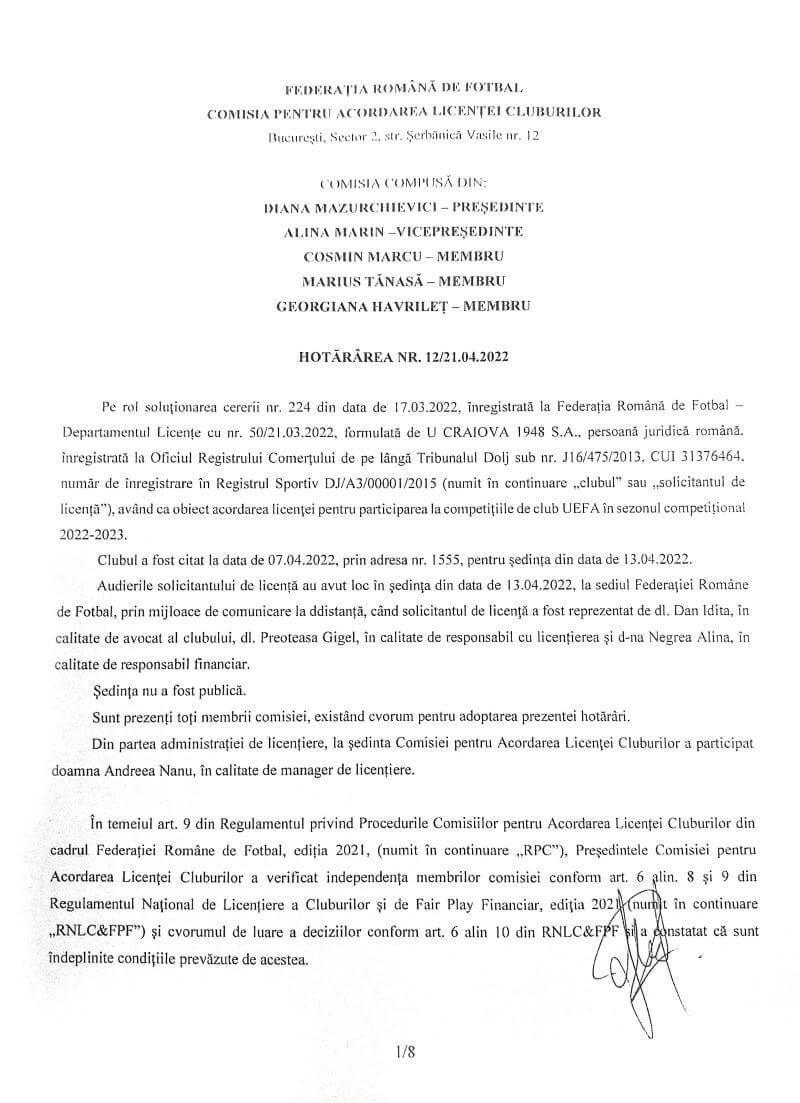 Mihai Rotaru reacționează după ce FRF a numit echipa lui Mititelu continuatoarea Universității Craiova: „O mare păcăleală!”_3