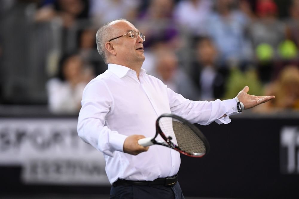 Emil Boc, zis și 'Rafa Nadal de la Cluj Napoca'! Imagini geniale de la meciul de retragere al lui Tecău! Cum l-a imitat pe 'regele zgurii'_4