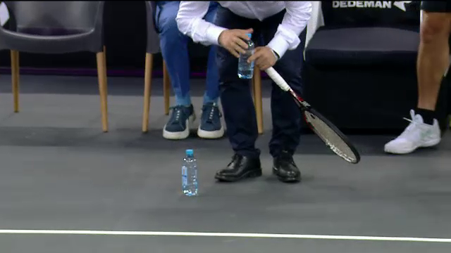 Emil Boc, zis și 'Rafa Nadal de la Cluj Napoca'! Imagini geniale de la meciul de retragere al lui Tecău! Cum l-a imitat pe 'regele zgurii'_8