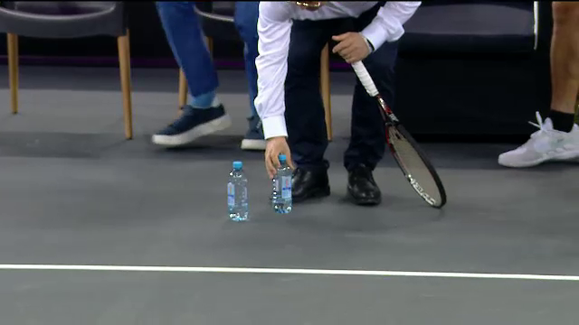 Emil Boc, zis și 'Rafa Nadal de la Cluj Napoca'! Imagini geniale de la meciul de retragere al lui Tecău! Cum l-a imitat pe 'regele zgurii'_10