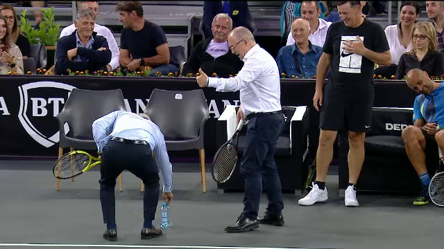 Emil Boc, zis și 'Rafa Nadal de la Cluj Napoca'! Imagini geniale de la meciul de retragere al lui Tecău! Cum l-a imitat pe 'regele zgurii'_14