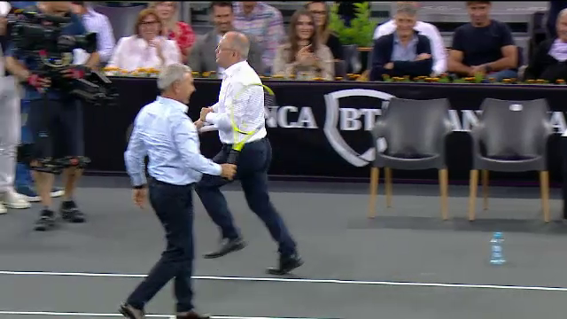 Emil Boc, zis și 'Rafa Nadal de la Cluj Napoca'! Imagini geniale de la meciul de retragere al lui Tecău! Cum l-a imitat pe 'regele zgurii'_18