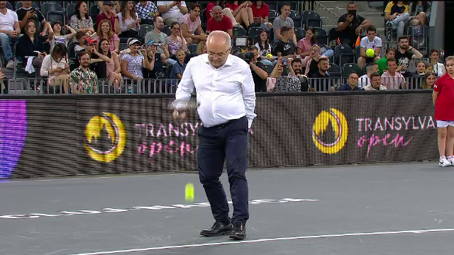 Emil Boc, zis și 'Rafa Nadal de la Cluj Napoca'! Imagini geniale de la meciul de retragere al lui Tecău! Cum l-a imitat pe 'regele zgurii'_21