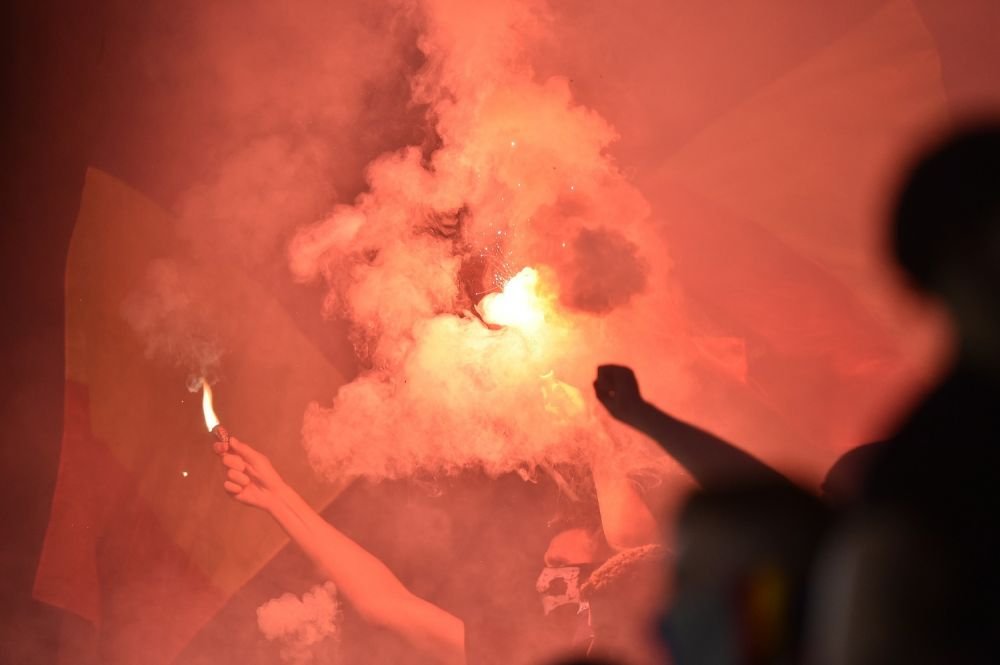 Imagini de colecție cu ”vulcanul” din Giulești! ”Tricolorii” lui Iordănescu, împinși de la spate de o atmosferă electrizantă_4