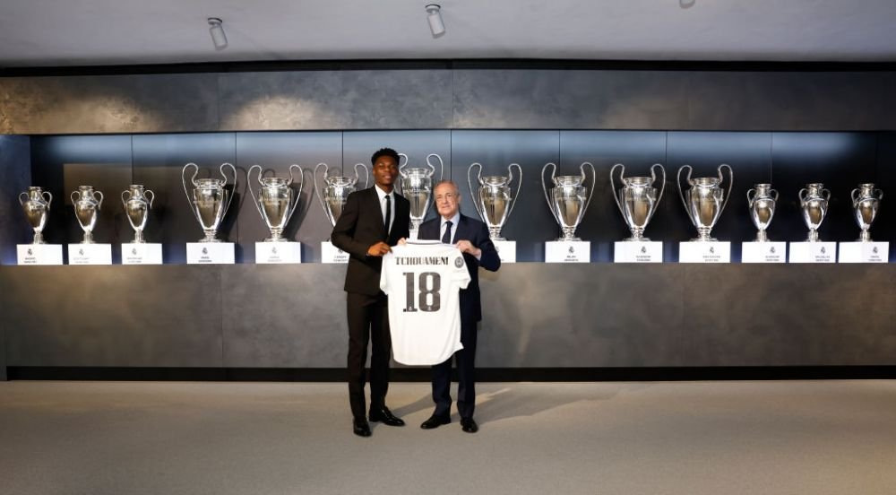 Aroganța lui Tchouameni la prezentarea oficială la Real Madrid. Ce a răspuns când a fost întrebat de oferta de la PSG_2