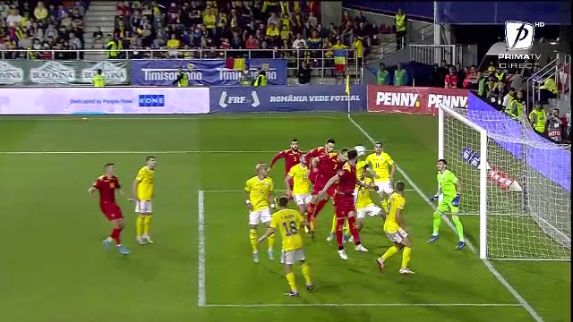 Defensiva României, făcută șah mat la un corner! Chiricheș nu i-a făcut față lui Mugosa. Niță, fără reacție_5