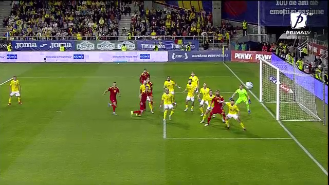 Defensiva României, făcută șah mat la un corner! Chiricheș nu i-a făcut față lui Mugosa. Niță, fără reacție_10