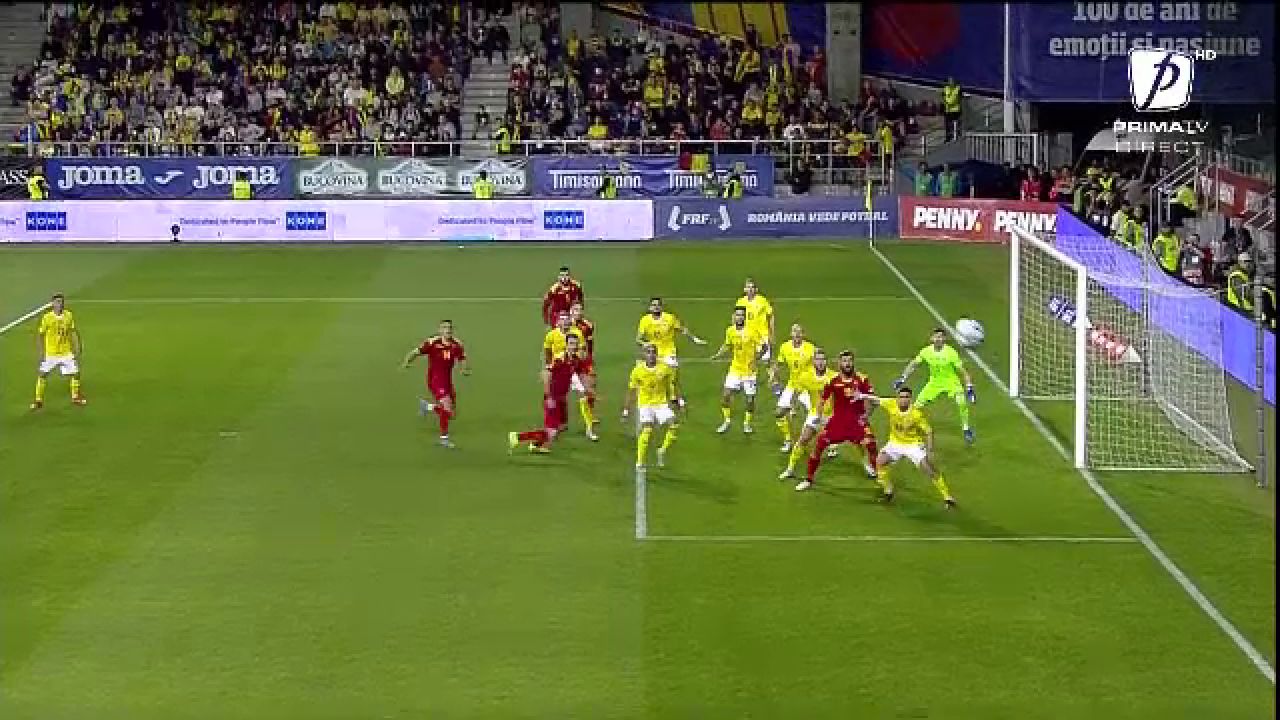 Defensiva României, făcută șah mat la un corner! Chiricheș nu i-a făcut față lui Mugosa. Niță, fără reacție_10