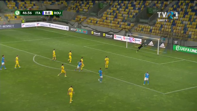 EURO U19: Italia U19 - România U19 2-1 | ”Tricolorii” pierd primul meci de la turneul final_16