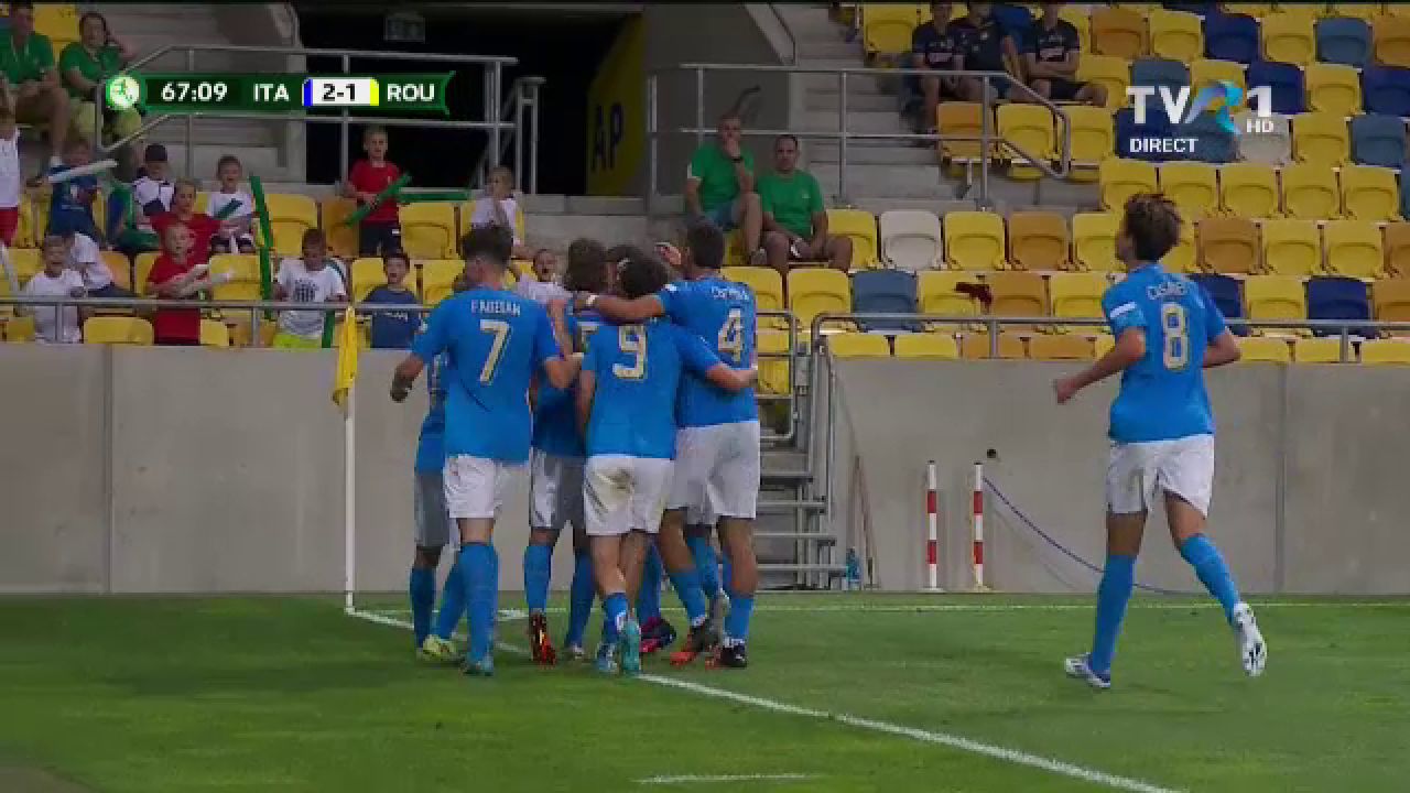 EURO U19: Italia U19 - România U19 2-1 | ”Tricolorii” pierd primul meci de la turneul final_21