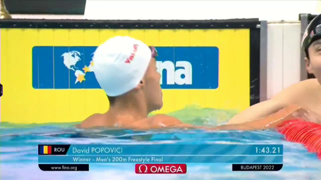 Eduard Novak, reverență pentru David Popovici: