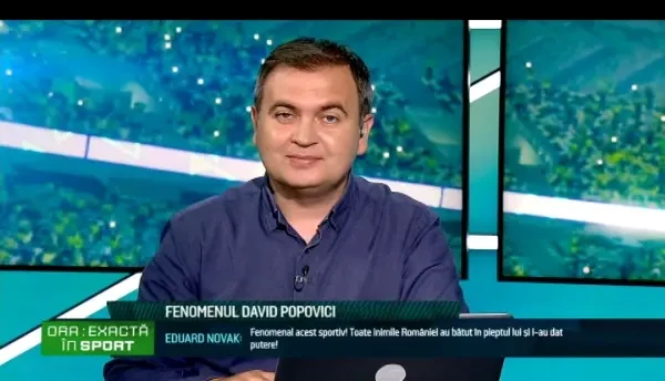 Eduard Novak, la Ora Exactă &icirc;n Sport. Nu eu postez, nu eu traduc