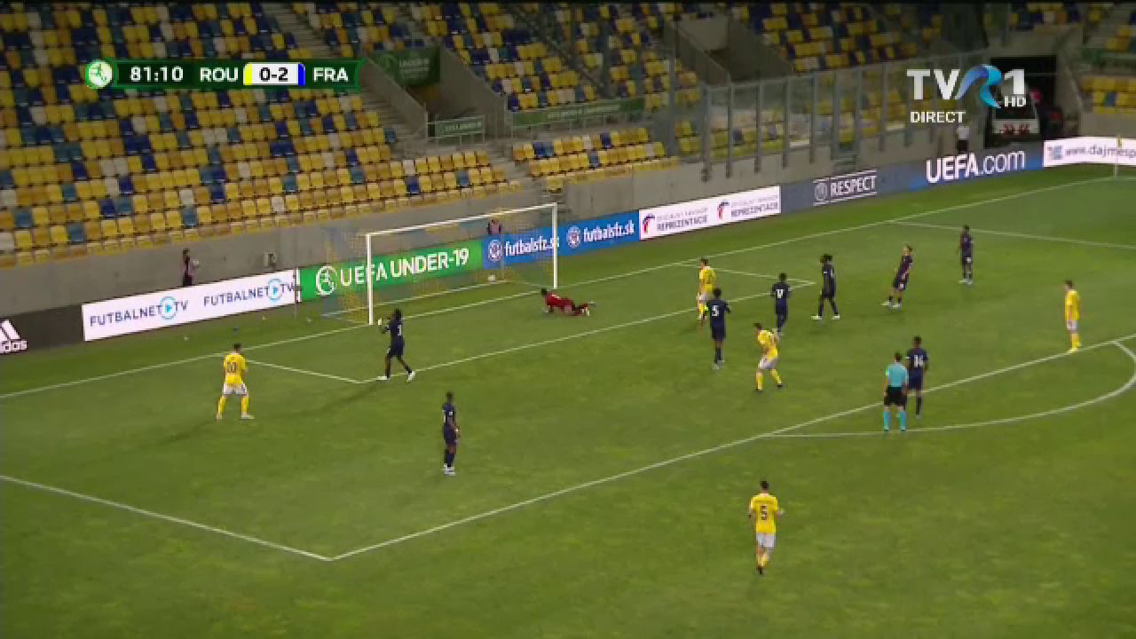 România U19 - Franța U19, 1-2. Final de partidă,