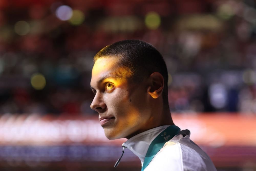 Dublu campion mondial, David Popovici a transmis un mesaj în limba română la Budapesta_3