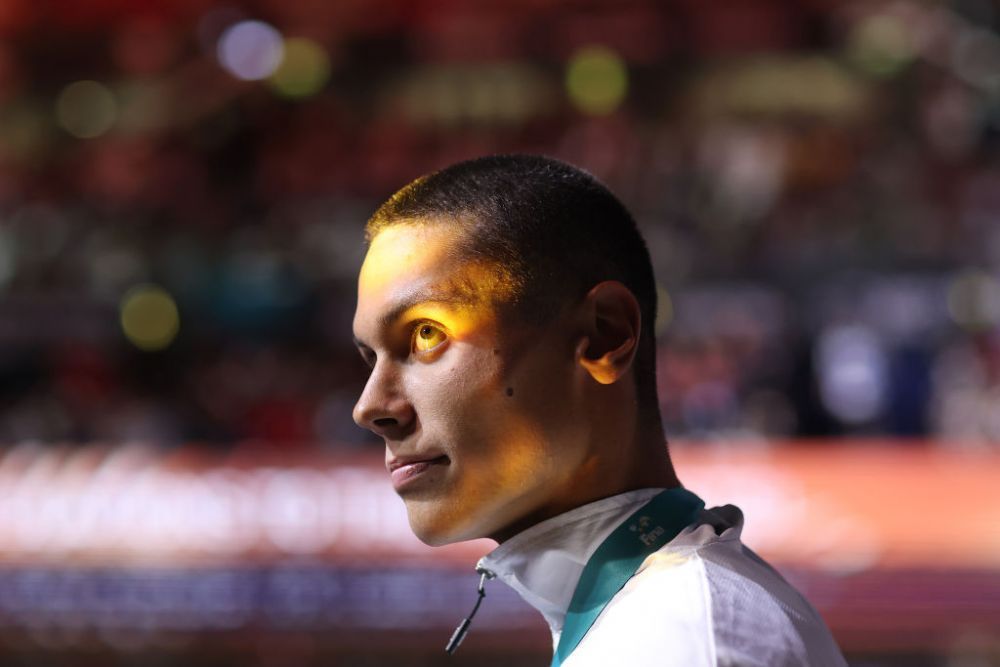Dublu campion mondial, David Popovici a transmis un mesaj în limba română la Budapesta_3