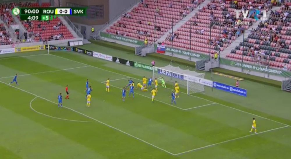 Euro U19: Slovacia - România 1-0 | „Tricolorii” încasează gol în ultimul minut de prelungiri și ratează barajul pentru Mondial _3