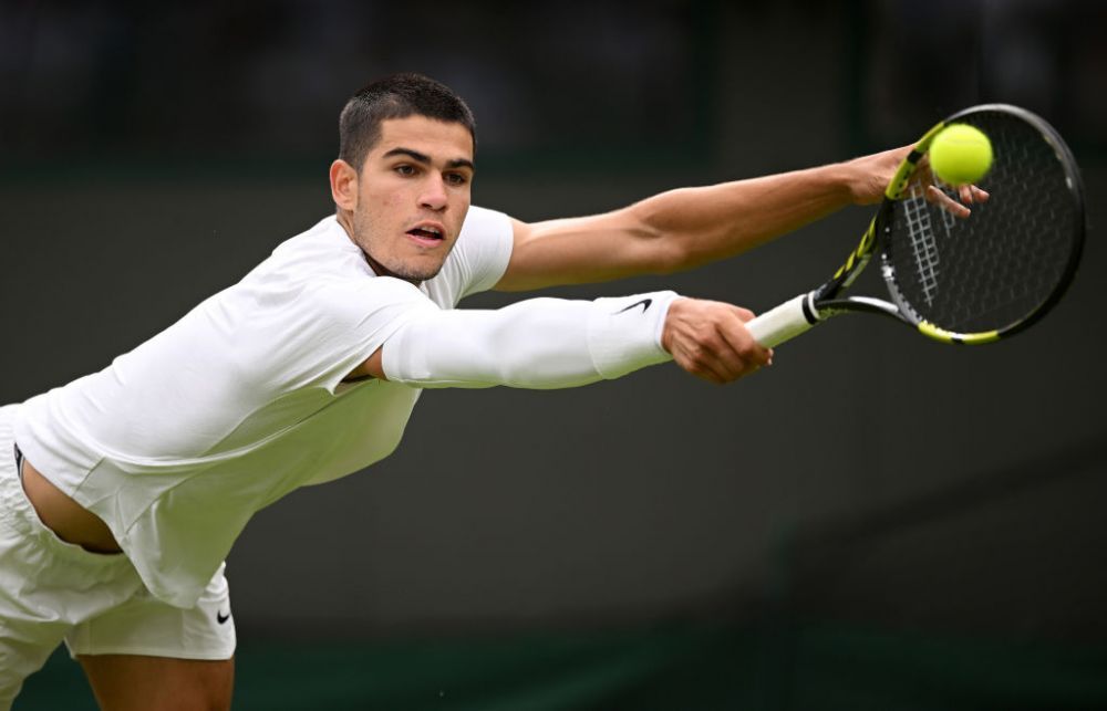 Puștiul Alcaraz a pus tribunele pe foc la Wimbledon: cele mai tari lovituri executate în prima zi a turneului_14