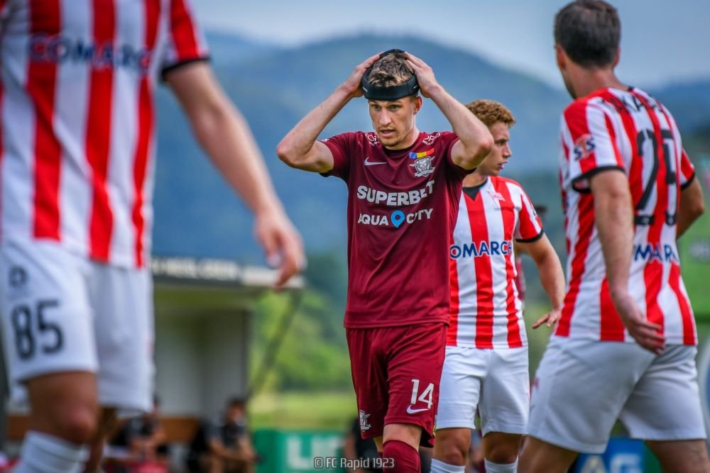 Rapid a picat examenul de Champions League! Slavia Praga a dat de pământ cu echipa lui Adi Mutu_2
